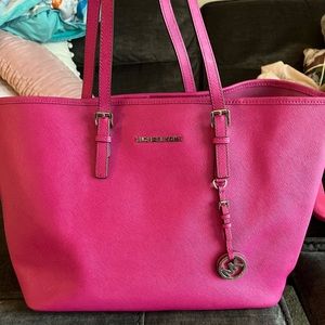 Fuchsia Michael Kors Tote